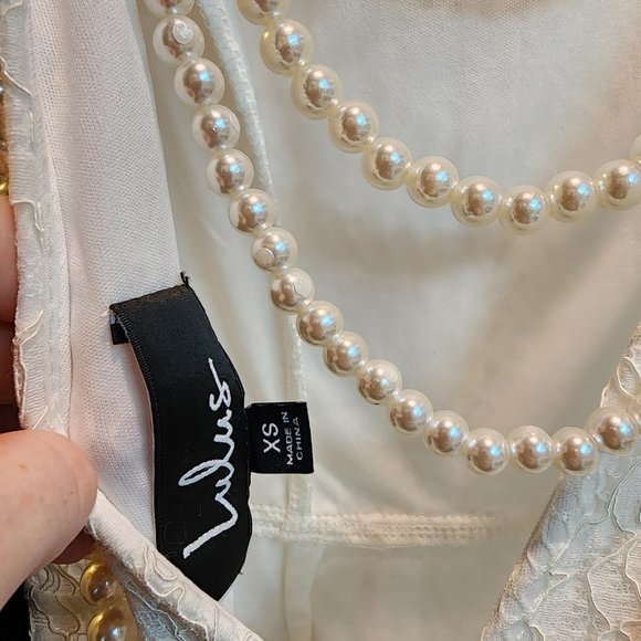 White Lace Dress - Picture 3 of 3